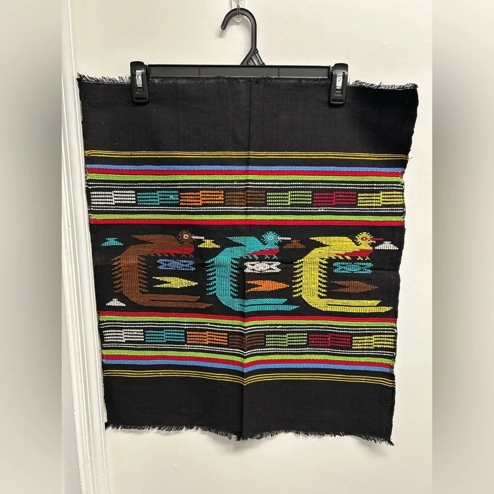 Colorful Woven Textile Wall Hanging